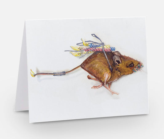 Birthday Mouse Greeting Card
